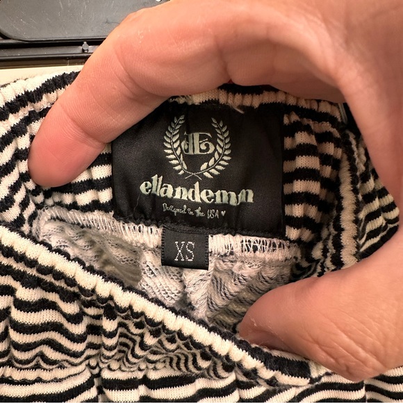 Ellandemm Club Striped Shorts size XS - Picture 3 of 4